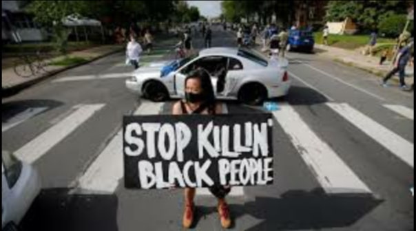 Minnesota amid protest over BLACK MAN death in US