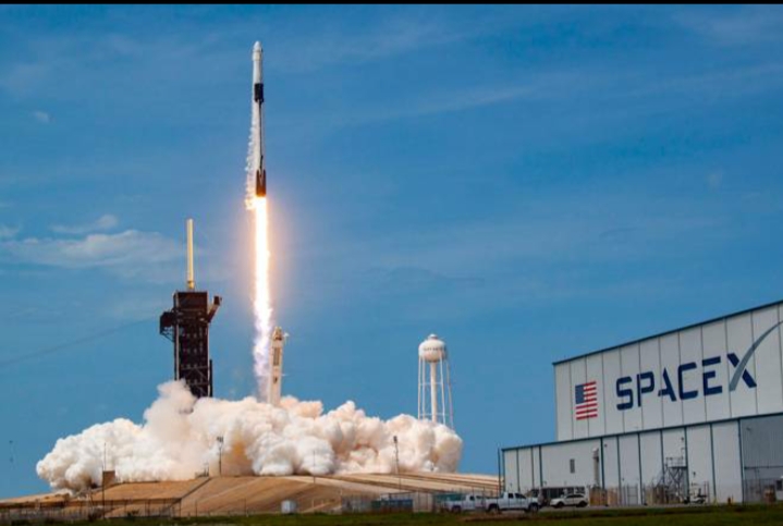 HISTORY IN THE MAKING : SpaceX propels two NASA astronauts into space