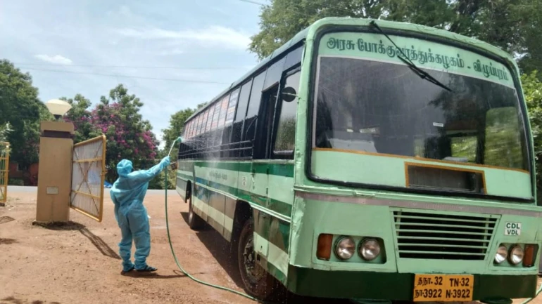 Tamil Nadu: Panic on the bus after a couple gets coronavirus positive result onboard