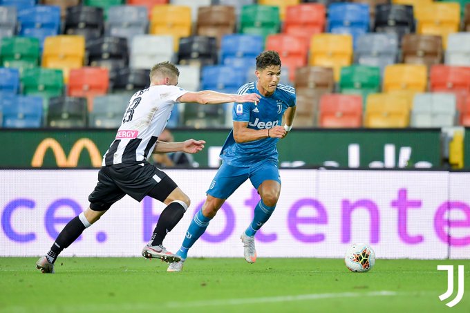 Juventus is defeated by 2-0 against Udinese