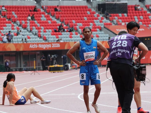 Deepthi Jeevanji Wins 400m T20 Gold With Asian Para Games Record