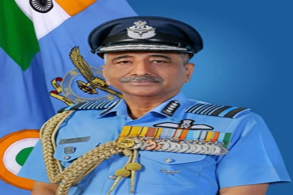 Air Chief Marshal Ashutosh Dixit in uniform on taking charge as Chief of the Air Staff