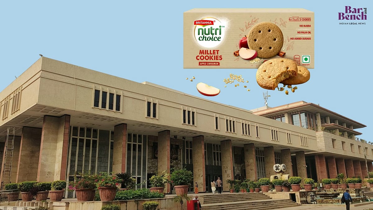 A pack of Britannia NutriChoice millet cookies