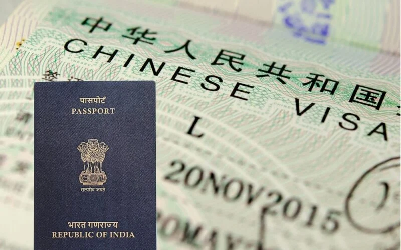 China visa application photo