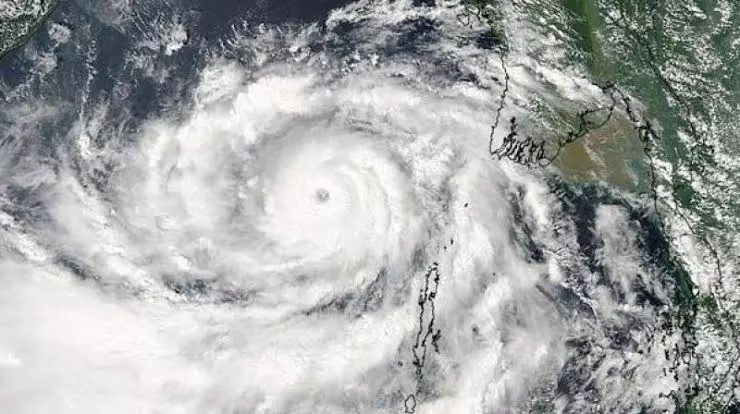 Representative image of the Andhra Pradesh coast used for Cyclone Arnab coverage