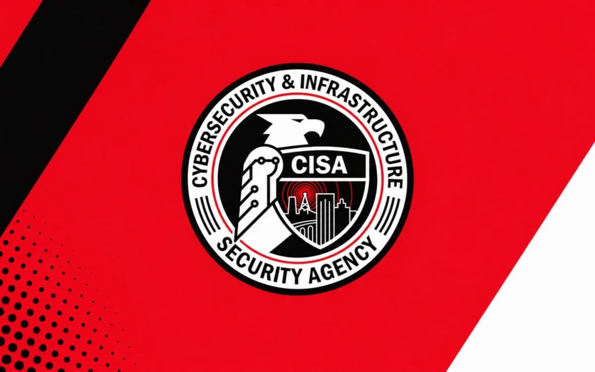 CISA building sign, the US cyber agency that ordered Plex2Shell patching