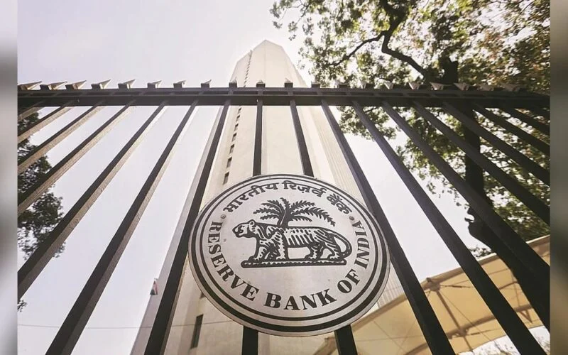 Reserve Bank of India signage and building