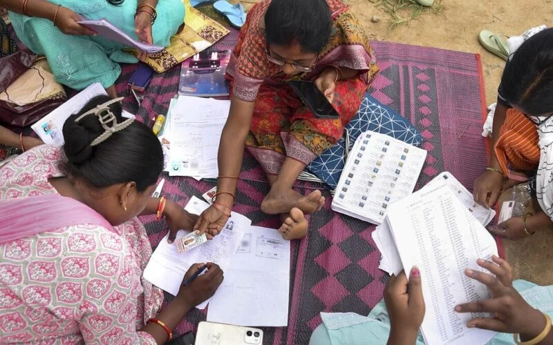 File photo from the Special Intensive Revision of electoral rolls in India