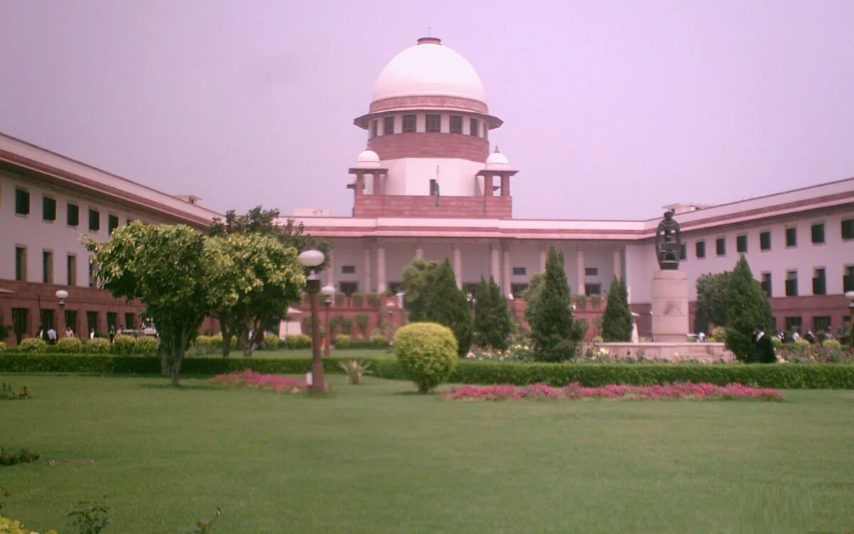 The Supreme Court of India building in New Delhi