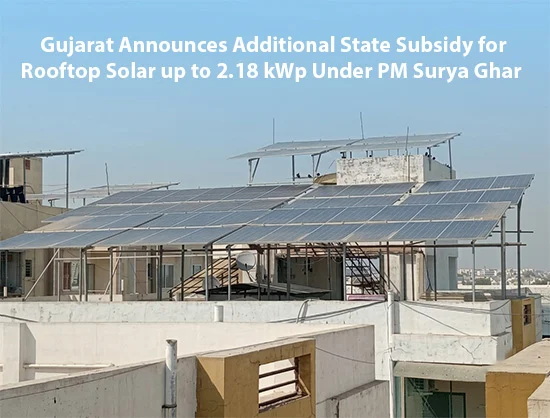 Rooftop solar panels installed on a residential building